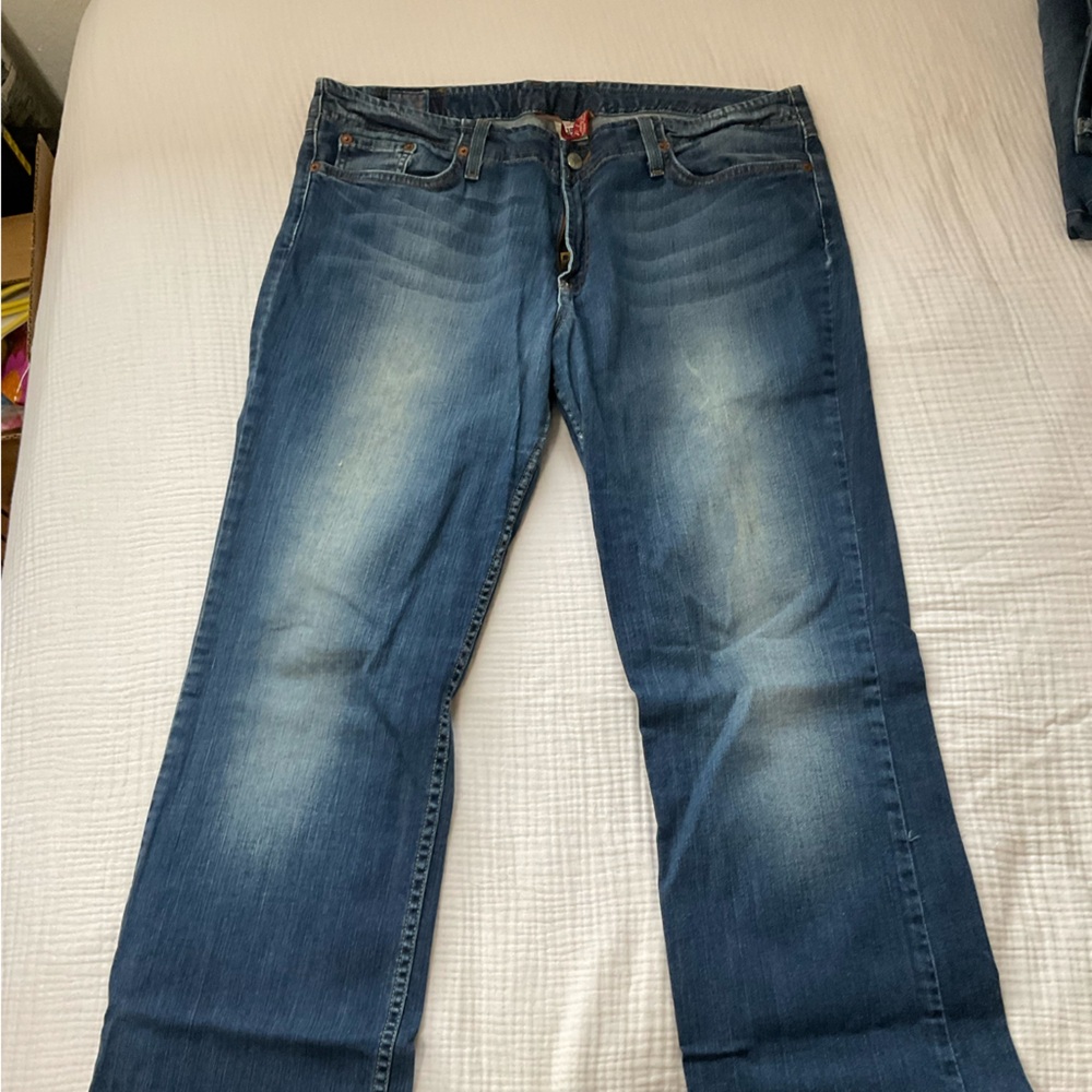 Lucky Brand Women's Medium Blue Straight Jeans